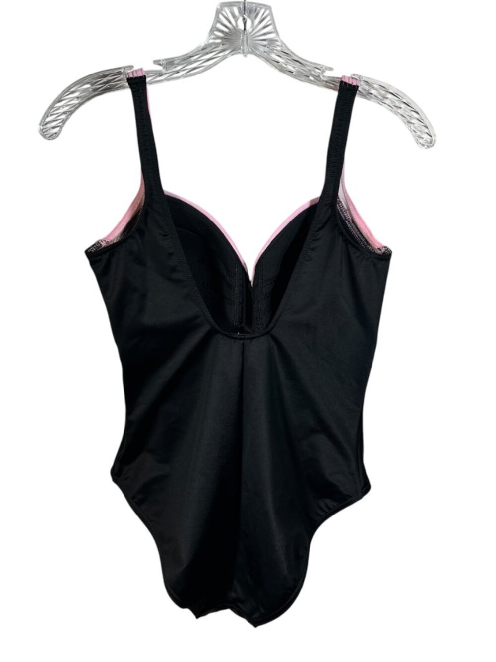 Miraclesuit One Piece Swimsuit Black With Pink Accents - Picture 4 of 16